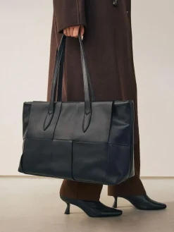 Next Black Weave Shoulder Bag^Women Bags