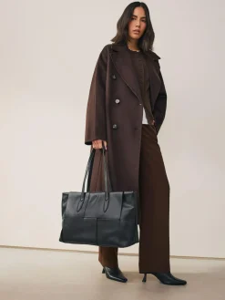 Next Black Weave Shoulder Bag^Women Bags