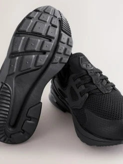 Next Wide Fit (G) Elastic Lace Trainers^BOY School Shoes|Boys Shoes