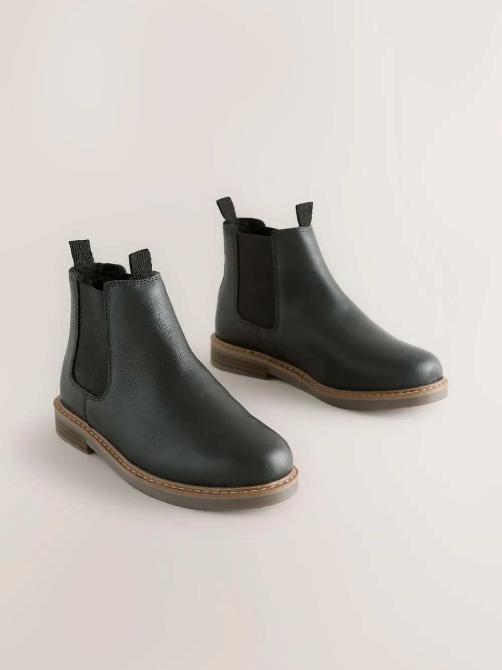 Next Wide Fit (G) Leather Chelsea Boots^BOY School Shoes|Boys Shoes