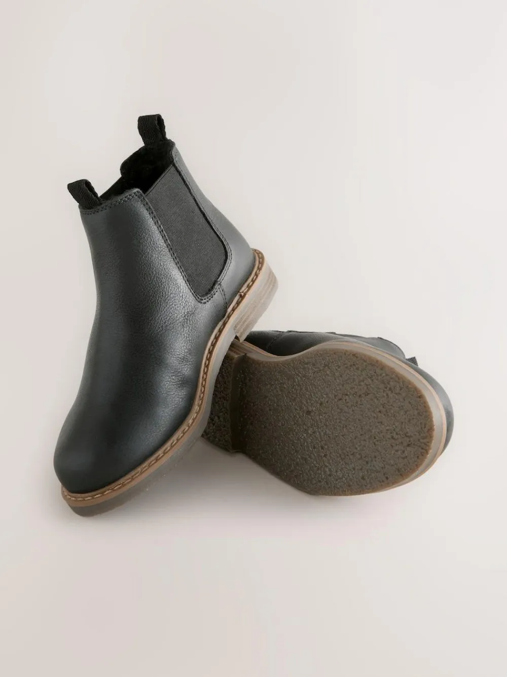 Next Wide Fit (G) Leather Chelsea Boots^BOY School Shoes|Boys Shoes