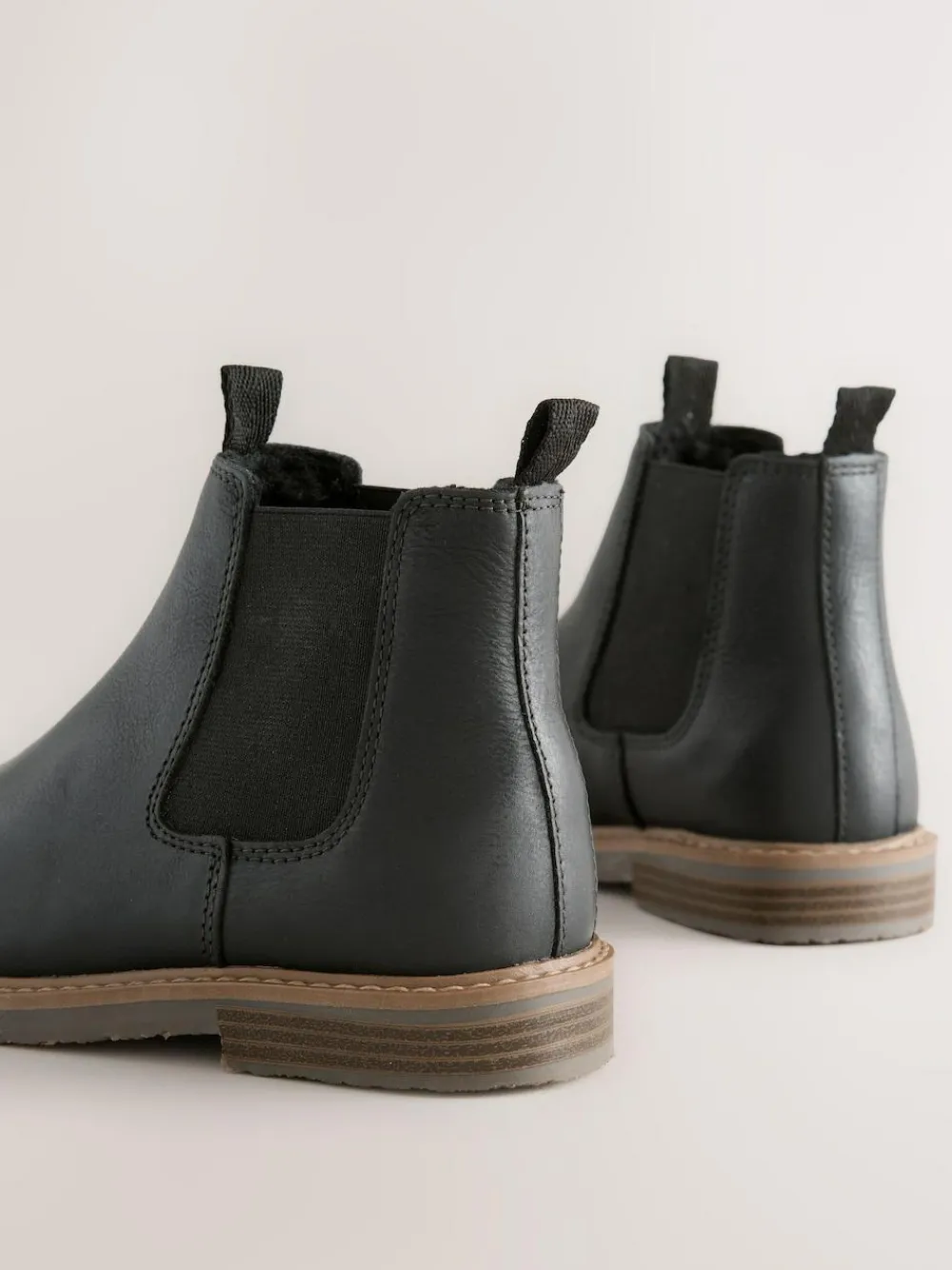 Next Wide Fit (G) Leather Chelsea Boots^BOY School Shoes|Boys Shoes