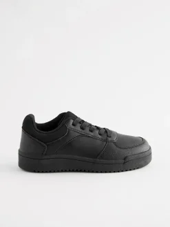 Next Black Wide Fit (G) School Lace-Up Shoes^BOY Shoes|School Shoes