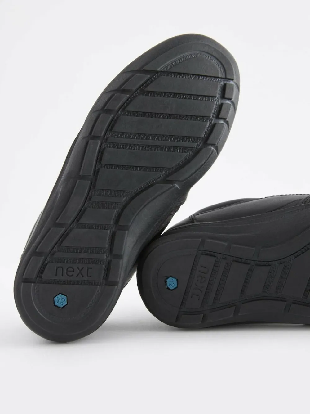 Next Black Wide Fit (G) School Leather Loafers^BOY School Shoes|Boys Shoes
