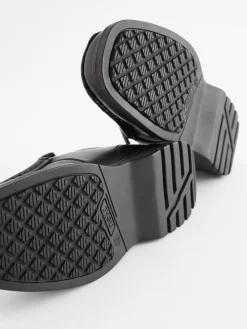 Next Black Wide Fit (G) School Leather Loafer Shoes^BOY Shoes|School Shoes