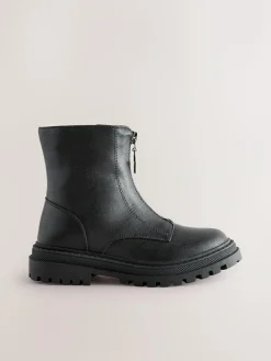 Next Wide Fit (G) Zip Front Ankle Boots^ Boots & Wellies