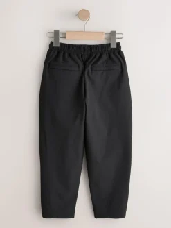 Next Black Wide Fit Pull On Track Joggers (3-16yrs)^BOY Joggers|Pants & Chinos