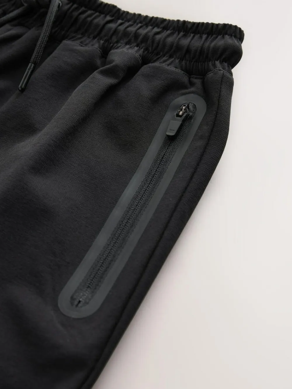 Next Black Wide Fit Pull On Track Joggers (3-16yrs)^BOY Joggers|Pants & Chinos