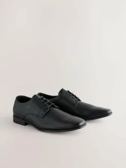 Best Next Black Wide Fit Slim Square Derby Shoes