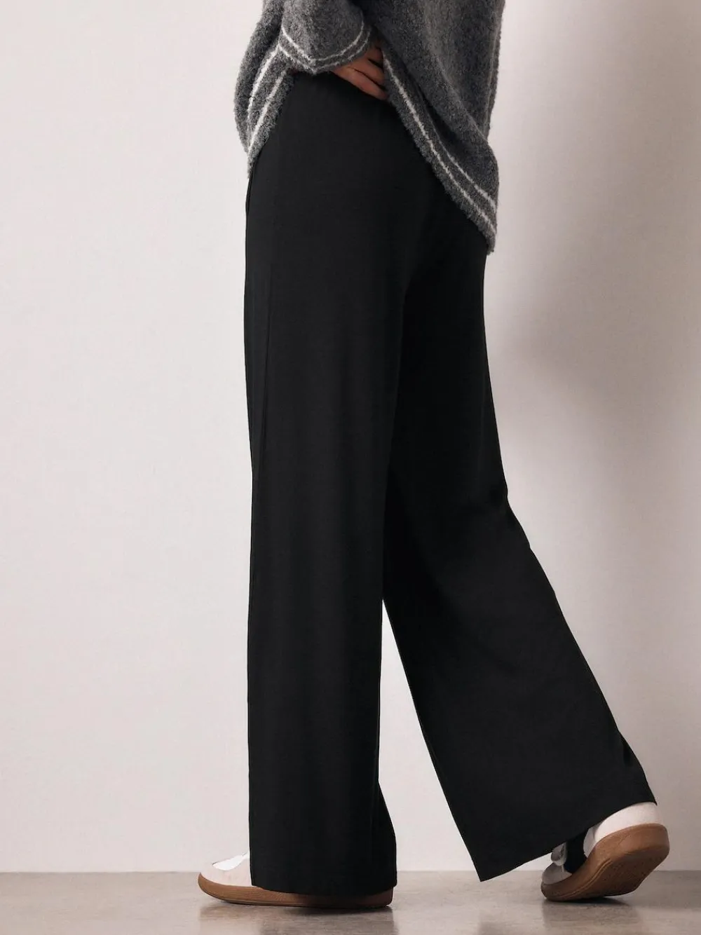 Next Wide Leg Jersey Joggers^Women Loungewear|Pants