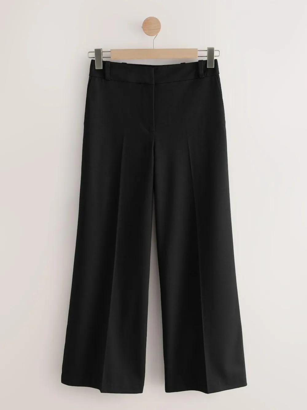 Next Black Wide Leg Tailored Trousers^Women Pants