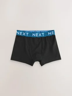 Sale Next Black With Bright Waistband Trunks 7 Pack (2-16yrs)