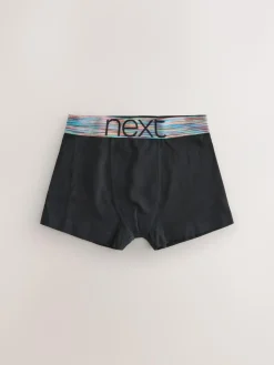 New Next Black with Bright Waistband Trunks 10 Pack (1.5-16yrs)
