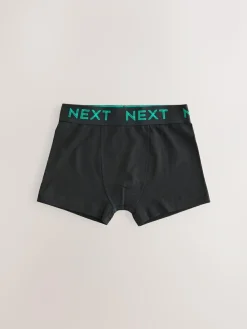 Online Next Black with colour waistband Trunks 5 Pack (1.5-16yrs)