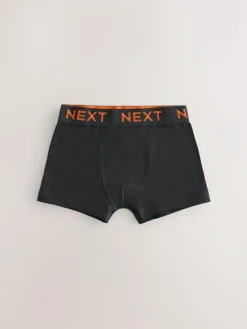 Next Black with colour waistband Trunks 10 Pack (1.5-16yrs)^BOY Underwear