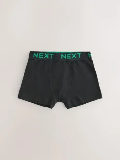 Next Black with colour waistband Trunks 10 Pack (1.5-16yrs)^BOY Underwear