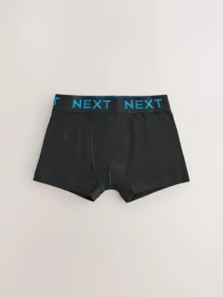Next Black with colour waistband Trunks 10 Pack (1.5-16yrs)^BOY Underwear