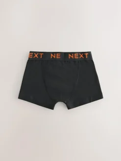 Next Black with colour waistband Trunks 10 Pack (1.5-16yrs)^BOY Underwear