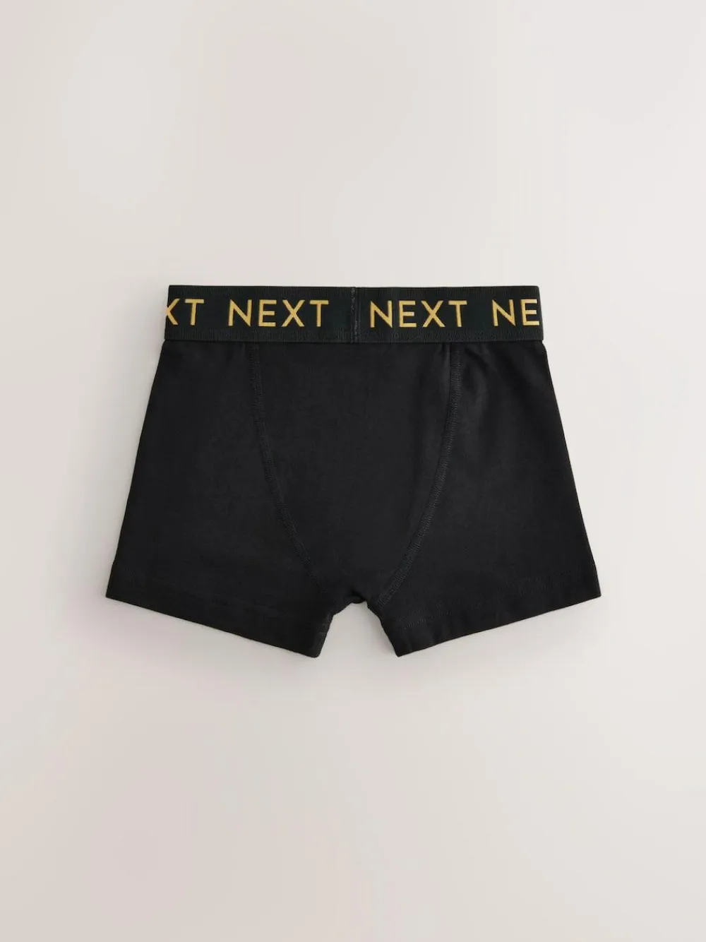 Next Black with Gold Waistband Trunks 5 Pack (1.5-16yrs)