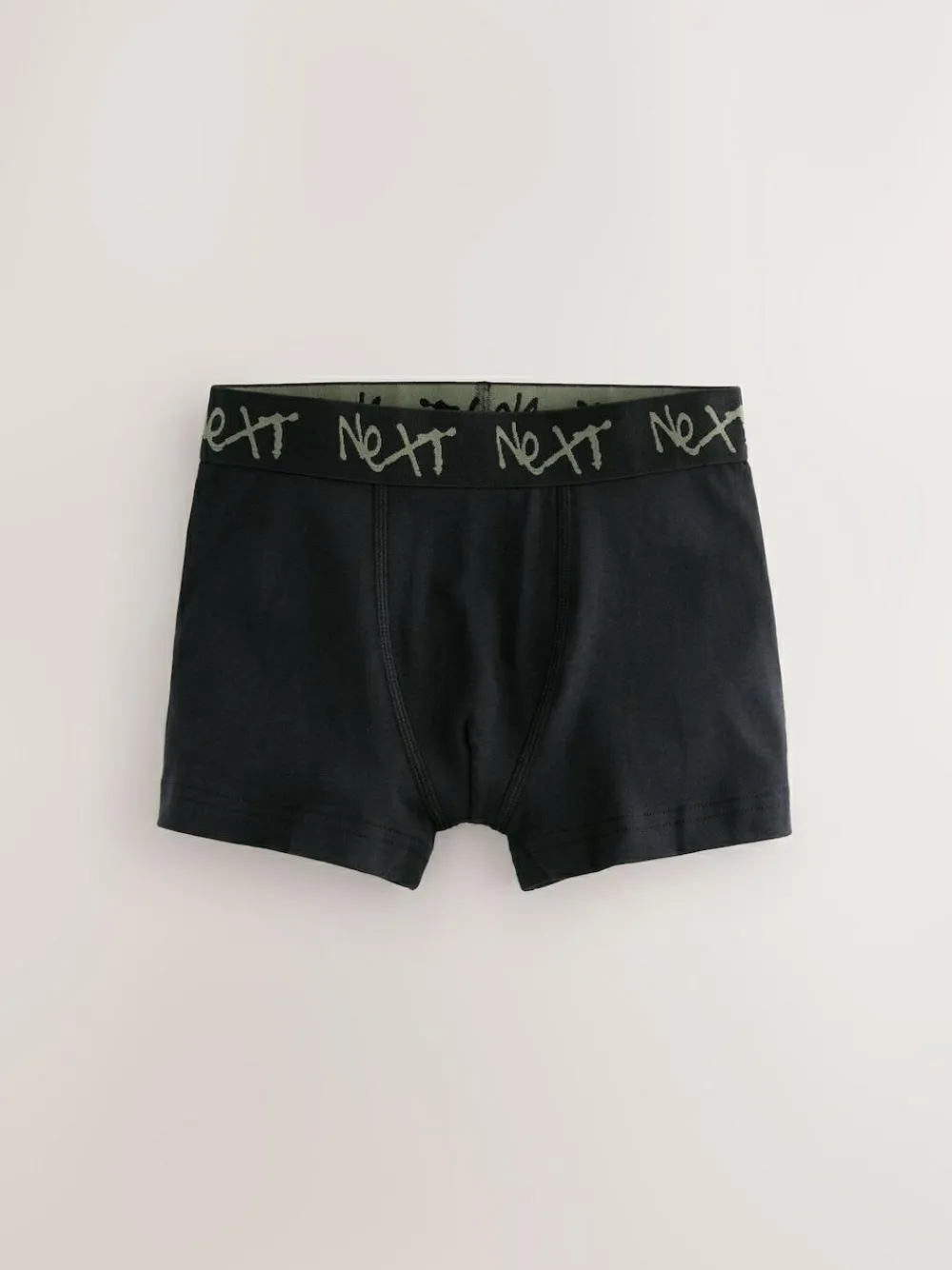Next Black with Grafitti Waistband Trunks 5 Pack (1.5-16yrs)^BOY Underwear