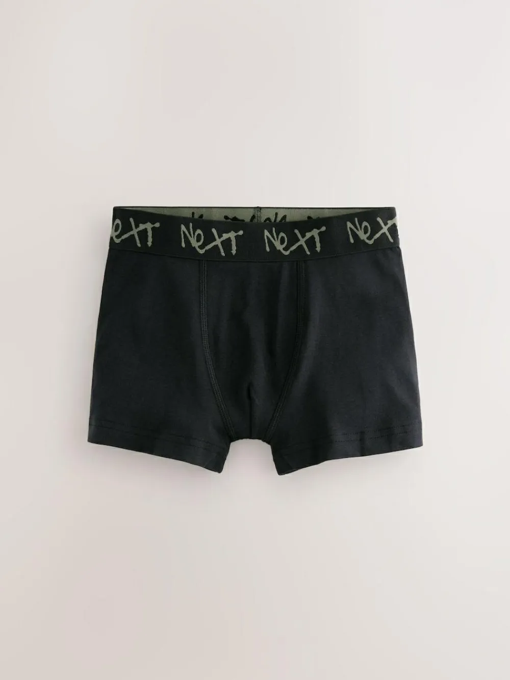 Next Black with Grafitti Waistband Trunks 5 Pack (1.5-16yrs)^BOY Underwear