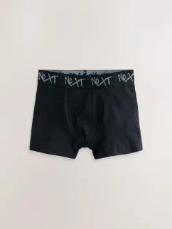 Next Black with Grafitti Waistband Trunks 10 Pack (1.5-16yrs)^BOY Underwear