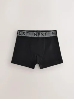 Outlet Next Black with Grey Waistband Trunks 5 Pack (1.5-16yrs)