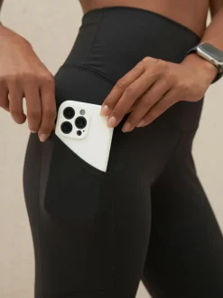 Clearance Next Active Sports Dry Tech Sculpting Leggings Black with Pocket