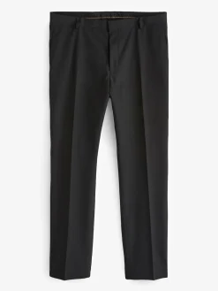 Next Black with Tape Detail Tailored Fit Tuxedo Suit Trousers^ Pants & Chinos