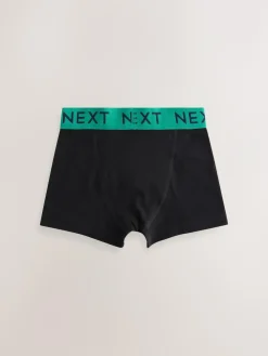 Online Next Black with Varsity Waistband Trunks 5 Pack (1.5-16yrs)