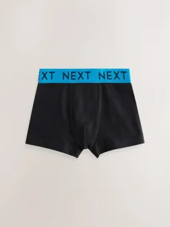 Online Next Black with Varsity Waistband Trunks 5 Pack (1.5-16yrs)