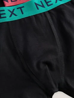 Online Next Black with Varsity Waistband Trunks 5 Pack (1.5-16yrs)