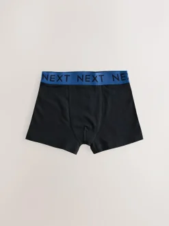 Next Black with Varsity Waistband Trunks 10 Pack (1.5-16yrs)^BOY Multipacks|Underwear