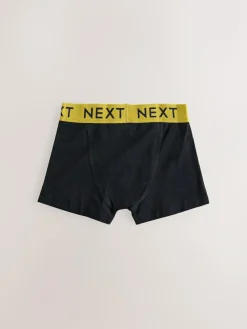 Next Black with Varsity Waistband Trunks 10 Pack (1.5-16yrs)^BOY Multipacks|Underwear