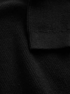 Online Next Black Without Stag Cotton Crew Neck Knitted Jumper (3-16yrs)