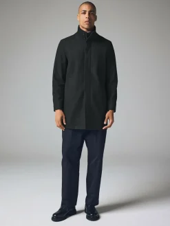 Next Wool Blend Mock Gilet Herringbone Padded Coat^ Coats & Jackets|Coats & Jackets