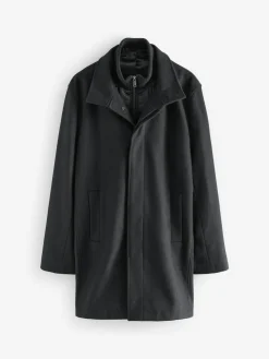 Next Wool Blend Mock Gilet Herringbone Padded Coat^ Coats & Jackets|Coats & Jackets