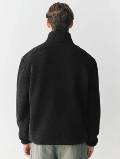 Next Zip Through Funnel Borg Fleece^ Sweatshirts & Hoodies|Sweatshirts & Hoodies