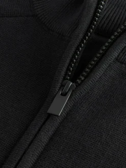 Sale Next Black Zip Through Knitted Cardigan (3-16yrs)