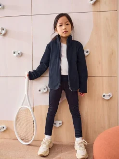 Next Zip-Up Fleece Jacket With Pockets (3-16yrs) Black