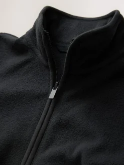 Next Zip-Up Fleece Jacket With Pockets (3-16yrs) Black
