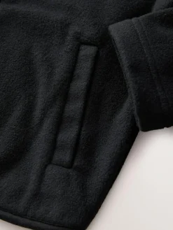 Next Zip-Up Fleece Jacket With Pockets (3-16yrs) Black