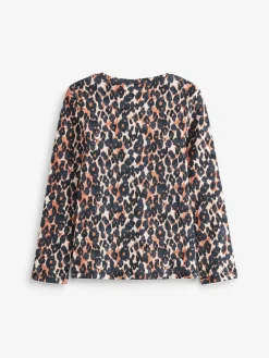 Next Ribbed Long Sleeve Tops 5 Pack (3-16yrs)^ Nightwear|Tops