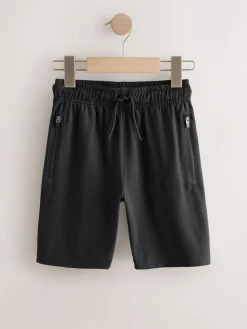 Sale Next Light Weight Sports Shorts 2 Pack (3-17yrs) Black/Black