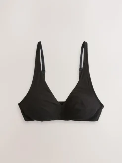 Sale Next Black/Black/White/Praline Nude Non Pad Non Wire Cotton Bras 4 Pack