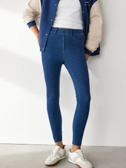 Next Full Length Jersey Denim Leggings 2 Pack^Women Leggings & Sweatpants