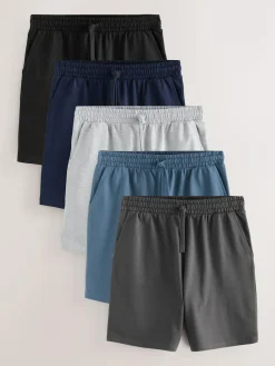 Next Loopback Soft Touch 5 Pack Joggers Shorts^ Loungewear|Shorts