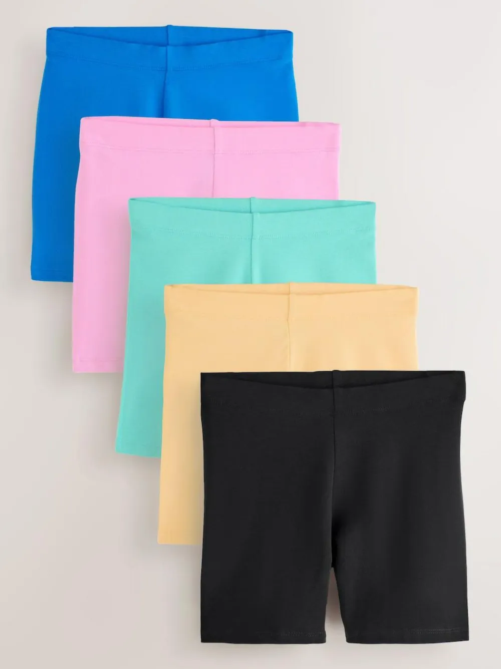 Discount Next 5 Pack Cycle Shorts (3-16yrs) Black/Blue/Pink/Multi