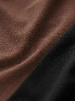 Next Full Length Leggings 2 Pack Black/Brown