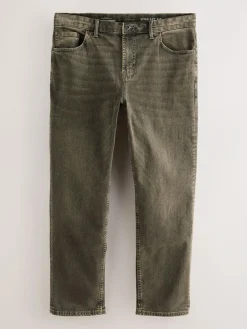 Next Black/Brown Single Straight Fit Classic Stretch Jeans^ Jeans|Jeans